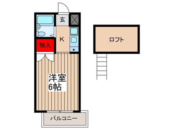 コーポ  和の物件間取画像